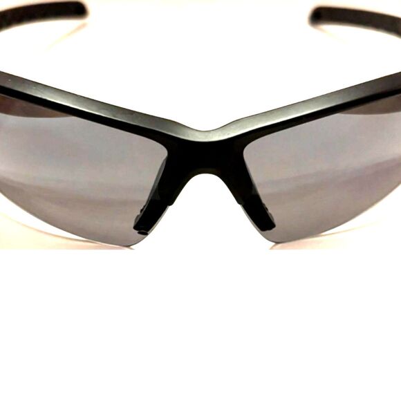 Men's Epoch Black Frame Sunglasses with Polarized Smoke Lens - Picture 11 of 11